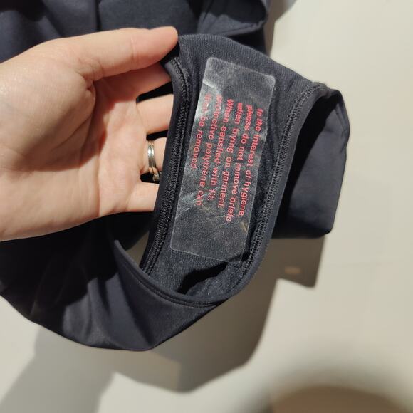 Boden Women's Sz 14 US Black Cut Out Detail String One Piece Swimsuit  Halter - Picture 7 of 8